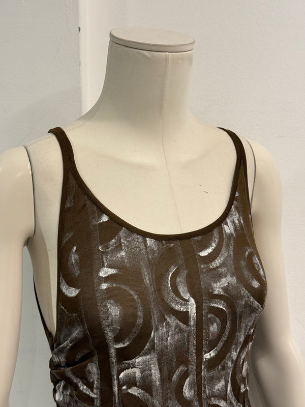 S/S2002 Yves Saint Laurent rive gauche by Tom Ford runway painted tank top