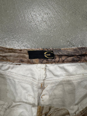 2000s Roberto Cavalli tattoo pants