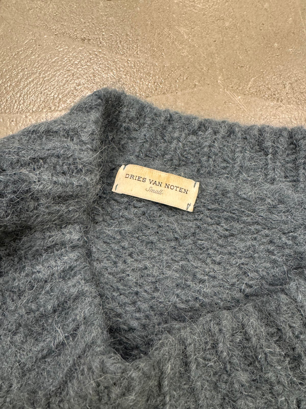 A/W2014 Dries Van Noten runway alpaca & wool boxy knit