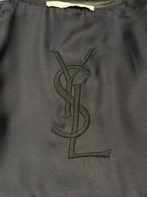 A/W2003 Yves Saint Laurent by Tom Ford ruffled leather coat