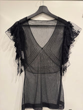 Load image into Gallery viewer, 1998 Dolce &amp; Gabbana sheer butterfly mesh top
