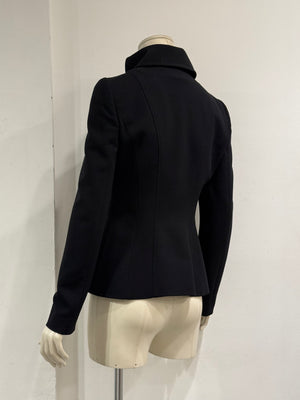 2000s Dolce & Gabbana structured neck blazer