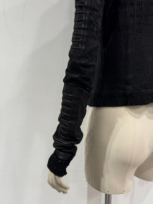A/W2010 Rick Owens “GLEAM” blistered leather jacket