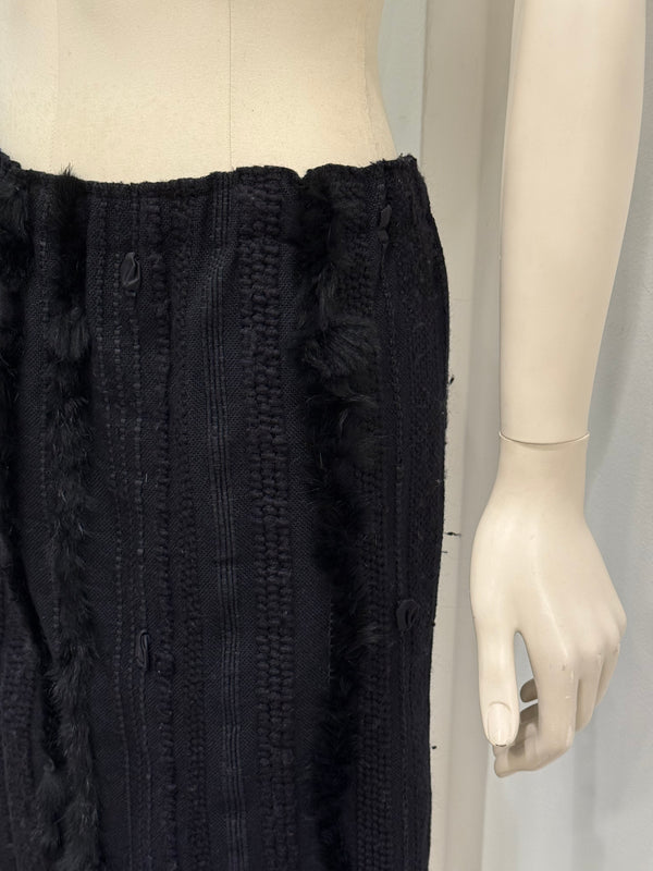 A/W2002 Gucci by Tom Ford runway fur skirt