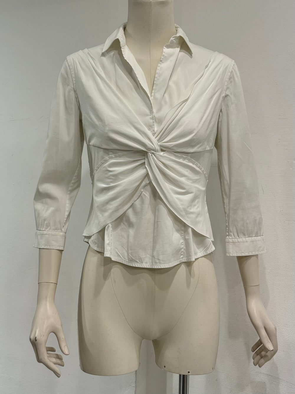 2000s Prada knot shirt top