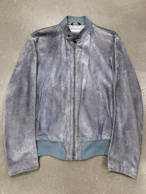 2001 Gucci by Tom Ford suede leather jacket