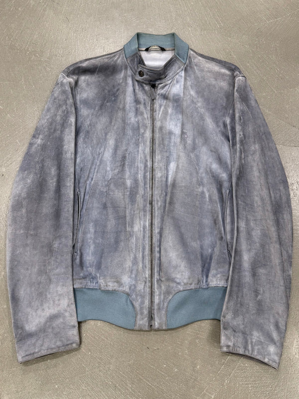 2001 Gucci by Tom Ford suede leather jacket