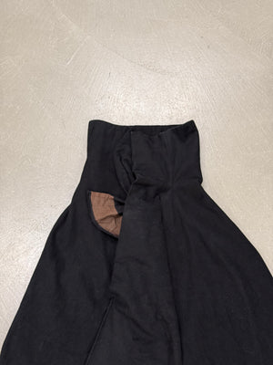 1990s Yohji Yamamoto asymmetric pleated skirt