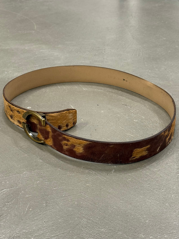 2000s Cavalli pony hair belt