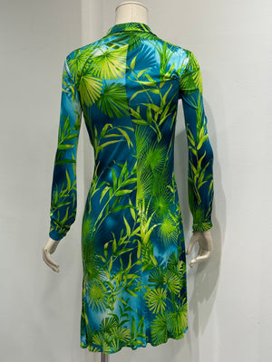 S/S2000 Gianni Versace jungle midi dress