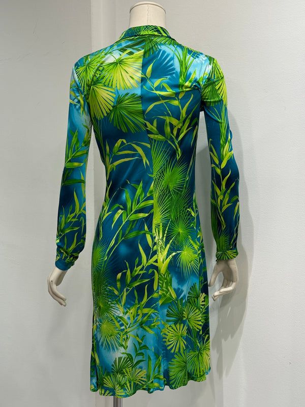 S/S2000 Gianni Versace jungle midi dress