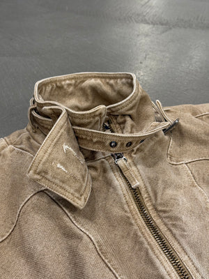 2004 Cavalli astro biker denim jacket