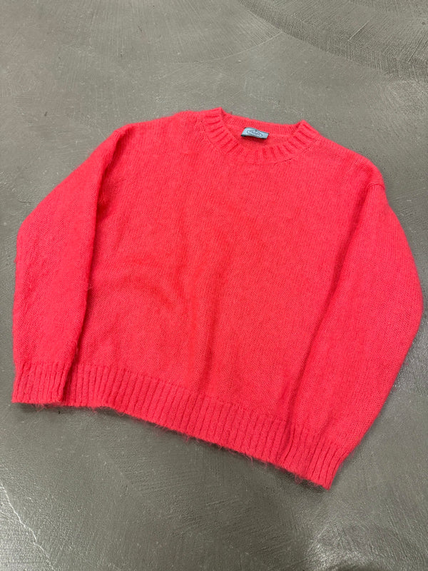 2018 Prada pink mohair sweater