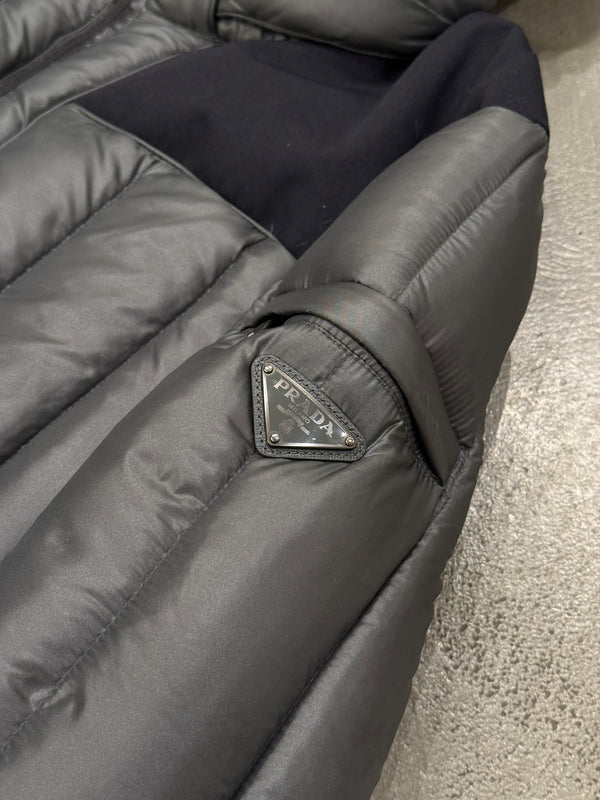 2012 Prada technical padded puffer jacket