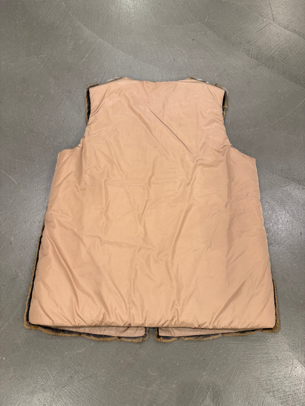 1990s Gianfranco Ferré fur pudded vest