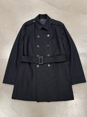 A/W2008 Dior paneled military wool belted coat