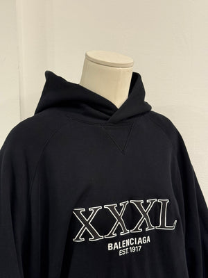 2022 Balenciaga by Demna XXXL oversized double layer hoodie