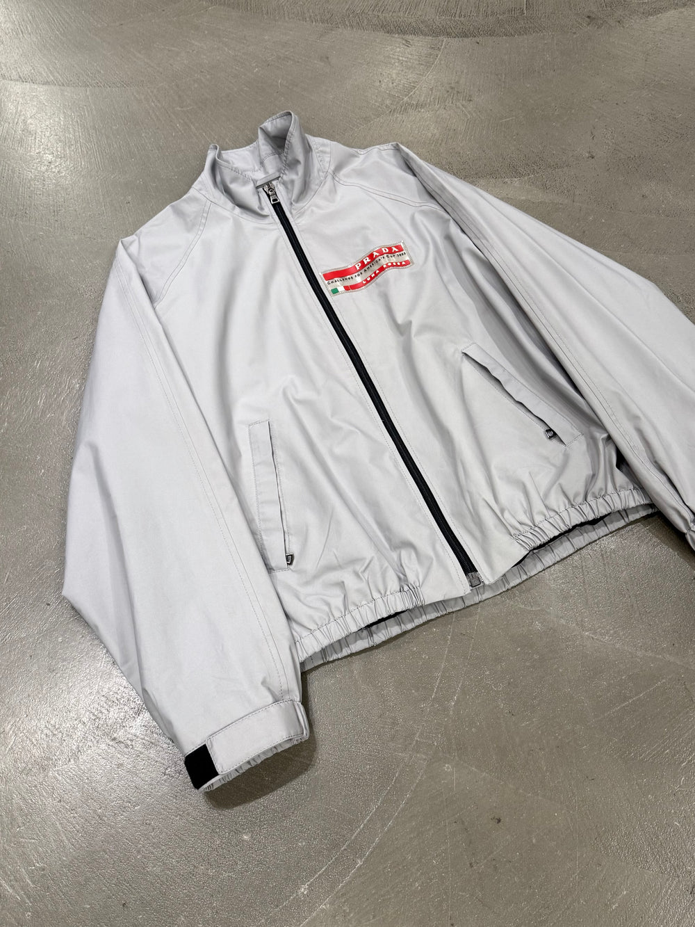 2003 Prada Luna Rossa “American cup” light nylon bomber jacket
