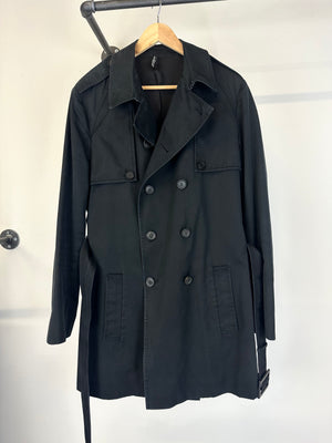 SS09 Dior double breasted trench coat