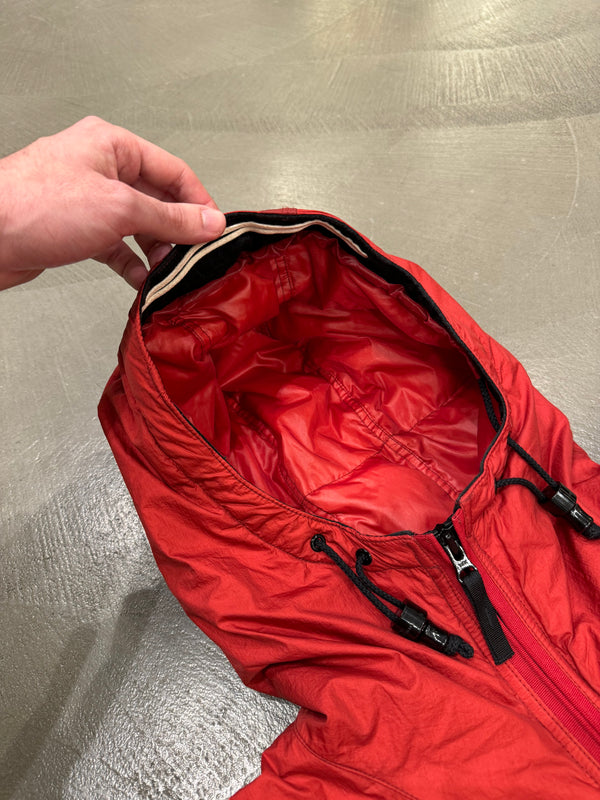 2007 Stone Island mesh badge down jacket