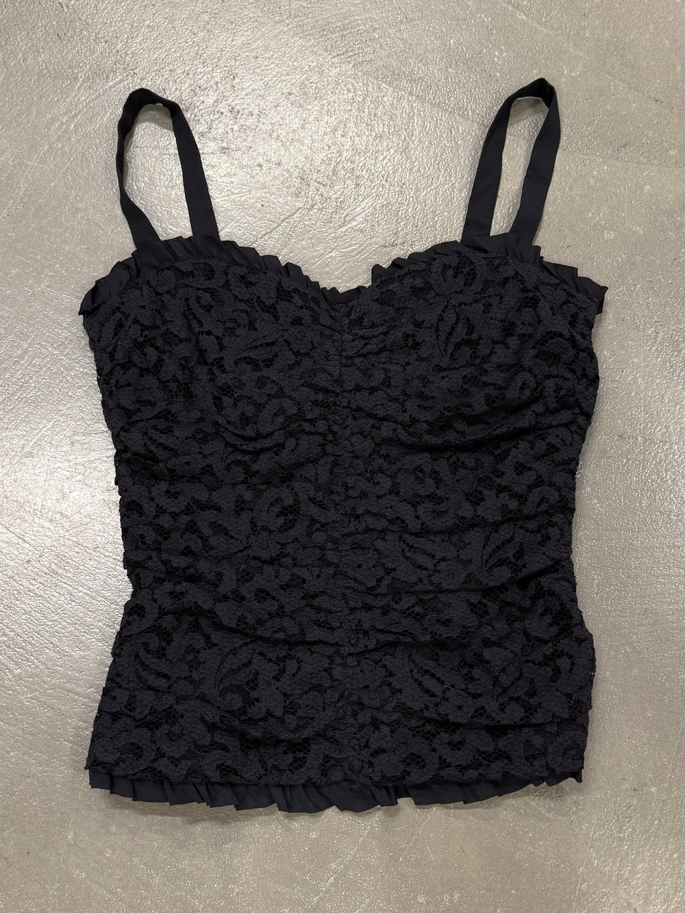 2000s Dolce & Gabbana lace corset top