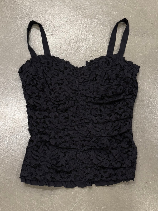2000s Dolce & Gabbana lace corset top