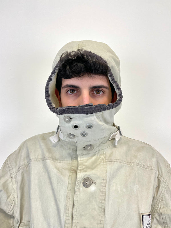 1990s Armani masked military jacket