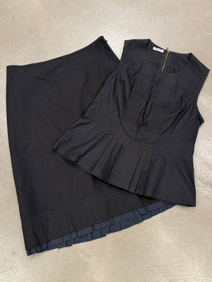 2000s Miu Miu set top & skirt