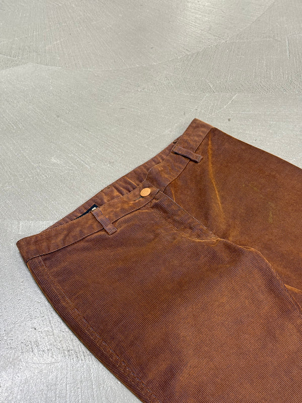 2000s Jean Paul Gaultier corduroy extra flared low rise pants