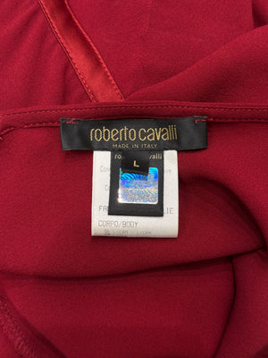 F/W2004 Roberto Cavalli halter-neck mermaid dress