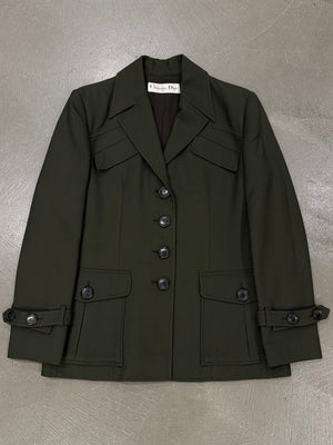 2000s Christian Dior by John Galliano military officer jacket