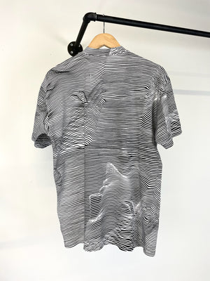 1980s Marithe Francois Girbaud abstract op-art t-shirt
