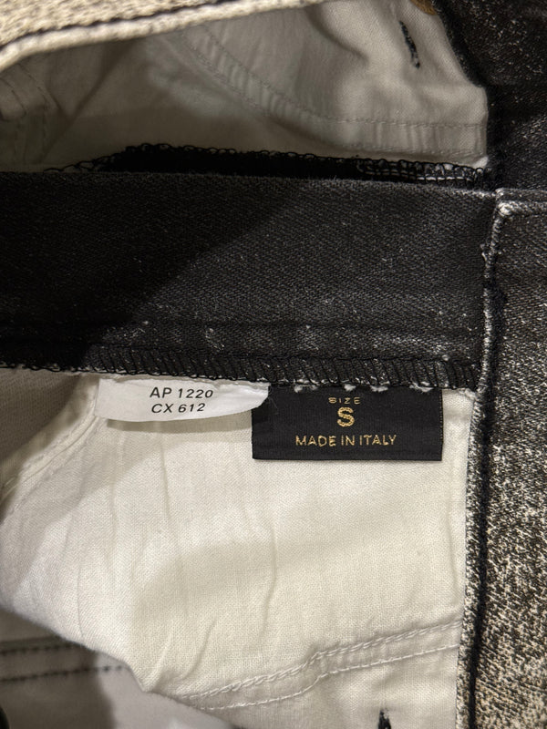 2000s Roberto Cavalli metallic glitter gradient pants