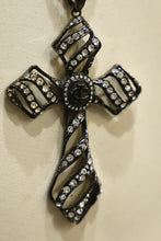 Load image into Gallery viewer, 2000s Roberto Cavalli big studded cross necklace

