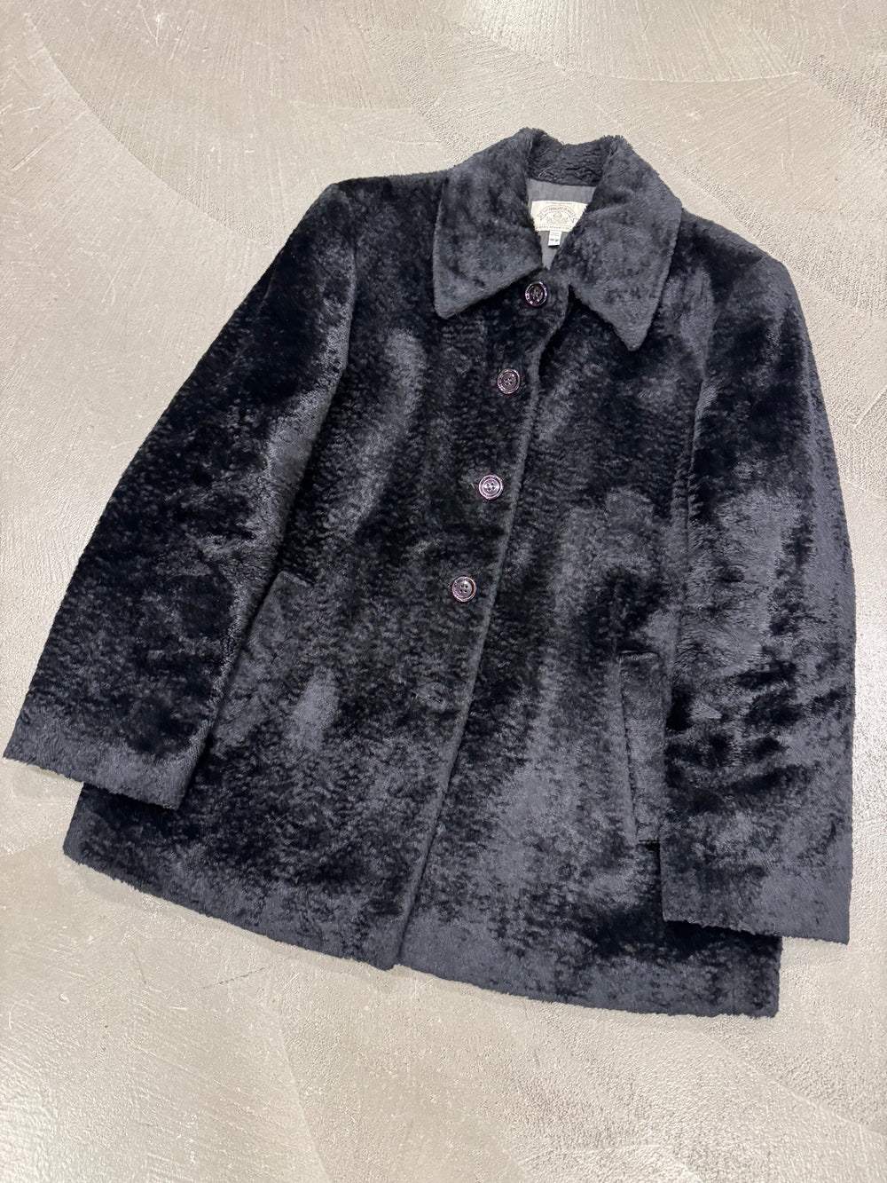 1990s ARMANI faux pony hair coat