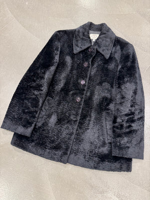 1990s ARMANI faux pony hair coat