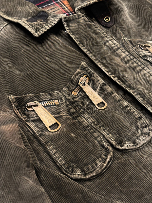 A/W2003 Dolce & Gabbana corduroy cargo jacket