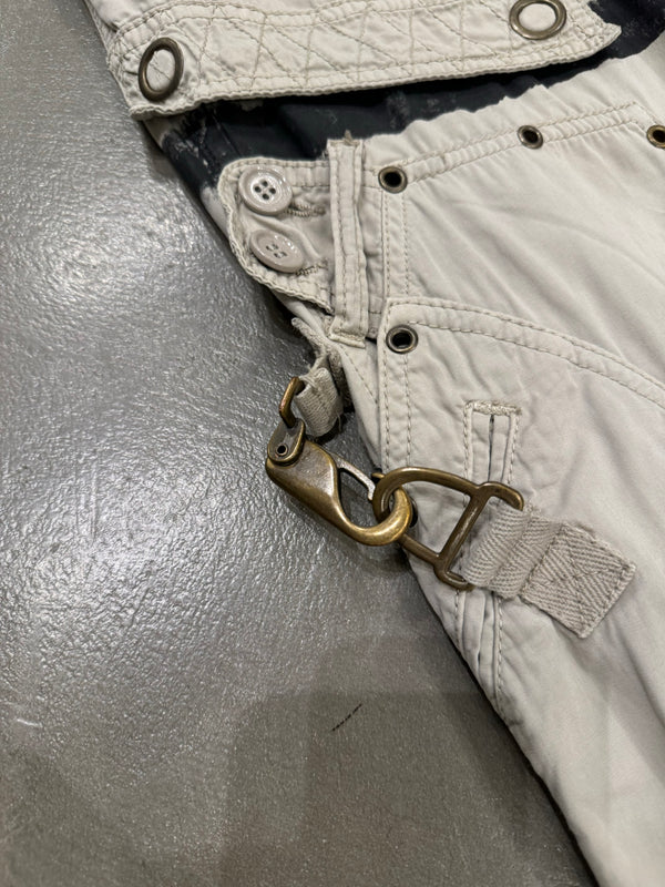 S/S2004 Dolce & Gabbana printed bondage cargo pants