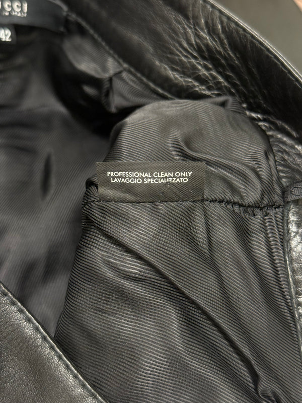 F/W 2001 Gucci By Tom Ford full zip leather pants