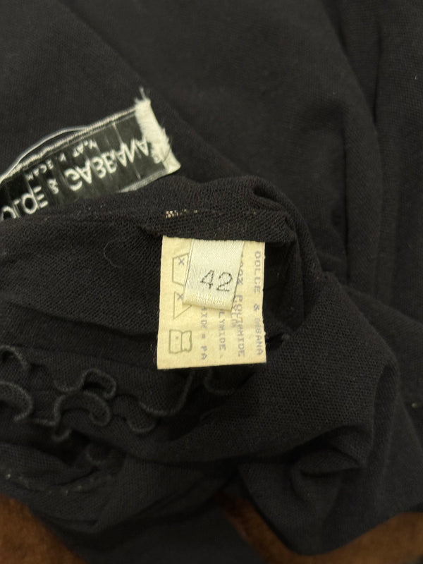 1990s Dolce & Gabbana sheer bluse top