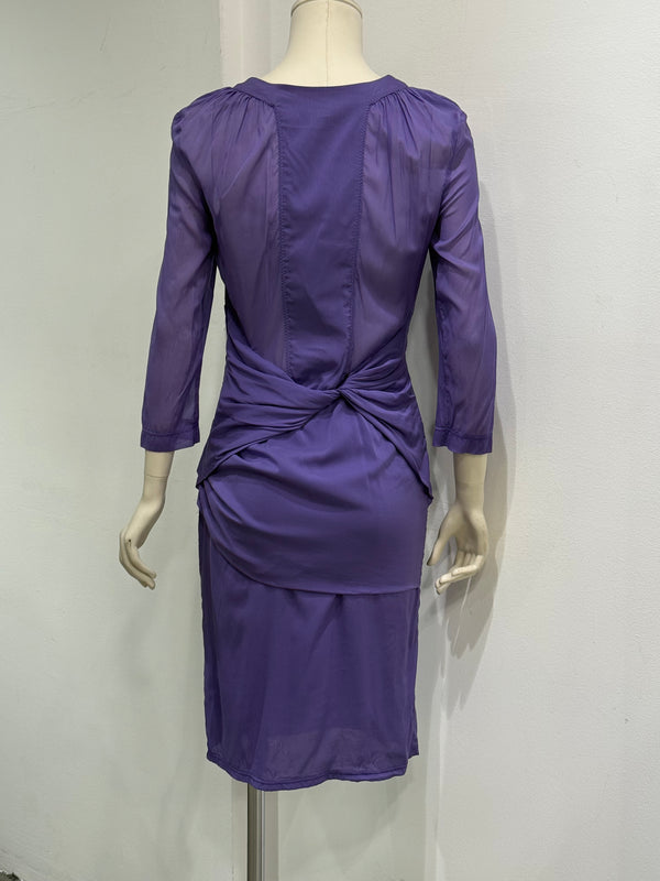 2004 Gucci by Tom Ford purple dress