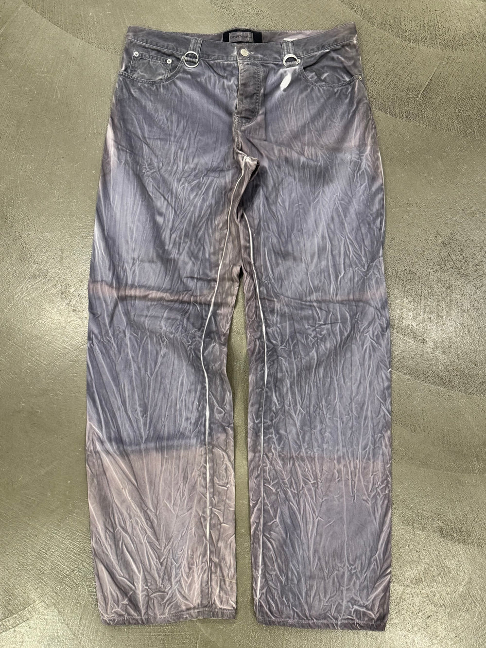1990s Emporio Armani dyed faded jeans