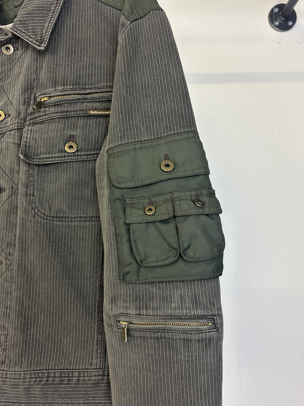 AW2003 Dolce & Gabbana hybrid hunting cargo jacket