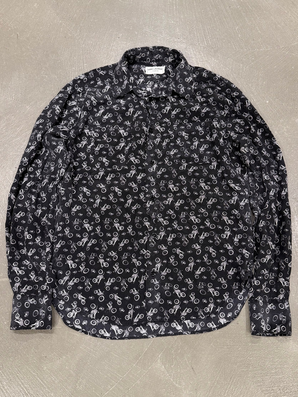 2018-2019 Saint Laurent “Motorcycles” shirt