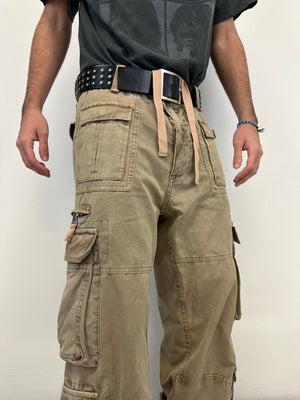 AW03 Dolce & Gabbana 18 pockets military cargo pants