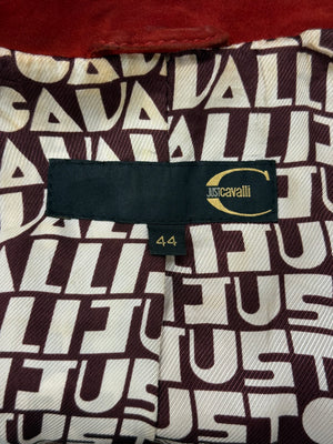 2000s Roberto Cavalli western leather jacket