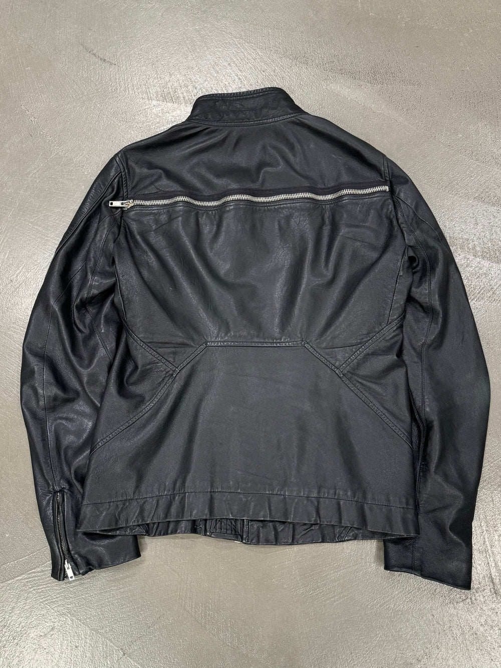 S/S 2010 Rick Owens backzip leather jacket