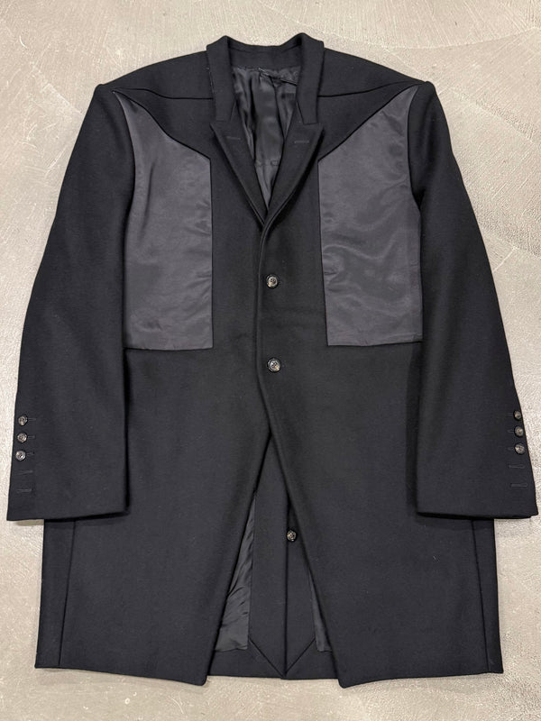 A/W2022 Rick Owens “Strobe” heavy wool jumbo ratlin coat - new with tags