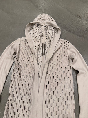 S/S2008 Rick Owens “Creatch” holed long cardigan