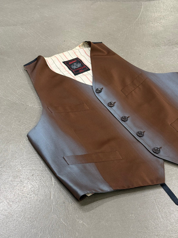 1990s Jean Paul Gaultier iridiscent gradient vest